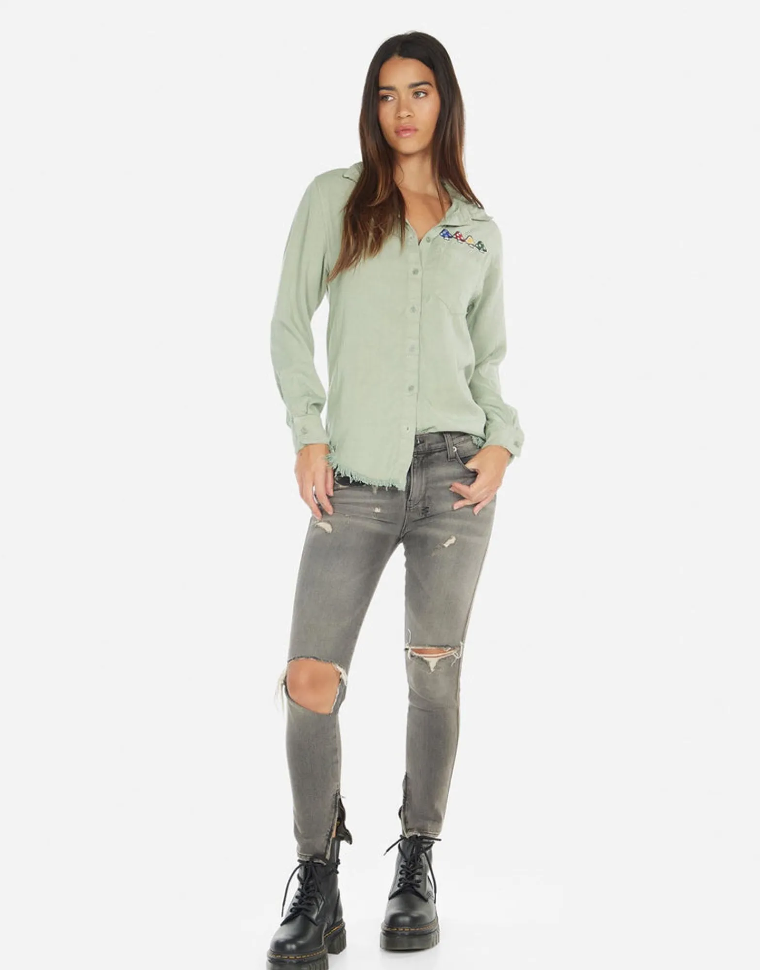 Discount Sloane Mushroom Happyface Women Long Sleeve