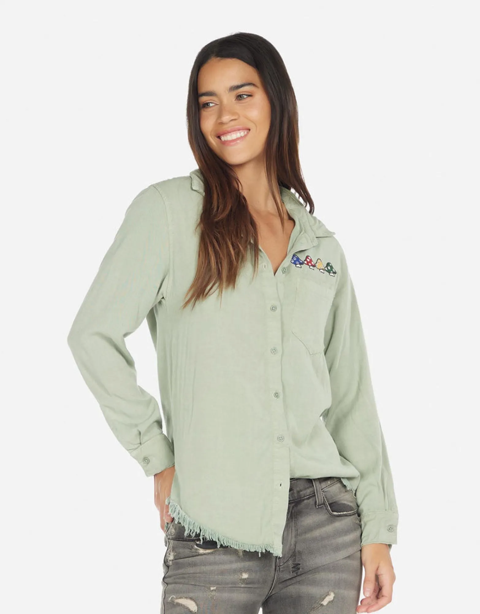 Discount Sloane Mushroom Happyface Women Long Sleeve