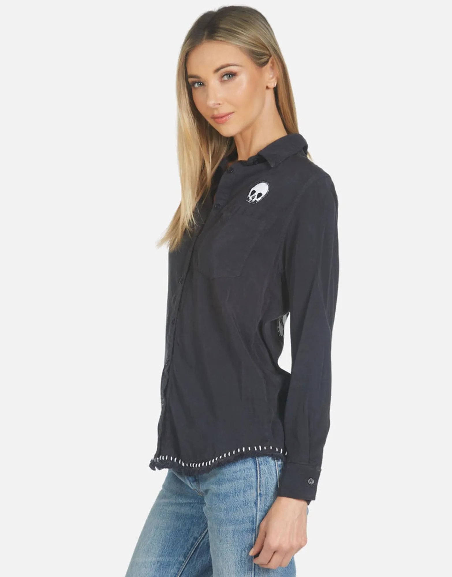Fashion Sloane Music Skull Women Long Sleeve
