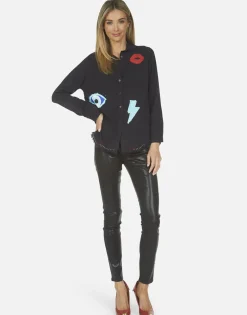 Cheap Sloane Painted Evil Eye Women Long Sleeve