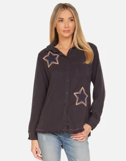 Cheap Sloane Rainbow Lip Outline Women Long Sleeve