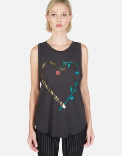 Hot Snake Heart High Neck Tank | Peyton By Women Tanks
