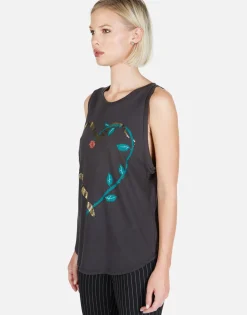 Hot Snake Heart High Neck Tank | Peyton By Women Tanks