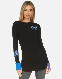Cheap Solange Butterfly Women Long Sleeve
