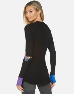 Cheap Solange Butterfly Women Long Sleeve