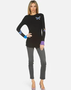 Cheap Solange Butterfly Women Long Sleeve