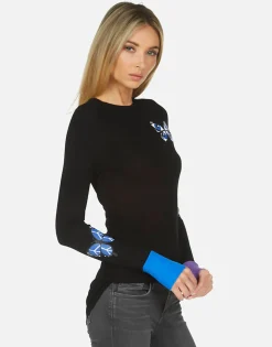 Cheap Solange Butterfly Women Long Sleeve