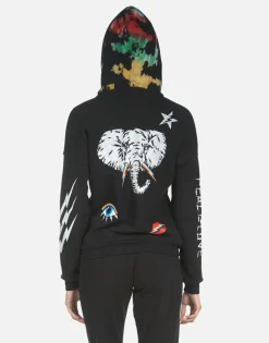 New Sonoma Elephant Bolt Elements Women Hoodies