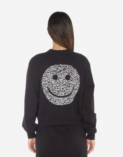 Hot Spalding Positive Happyface Women Long Sleeve