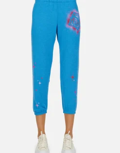 Flash Sale Sparkle Rose Crop Sweat Pant | Alana By Women Crop Sweatpants