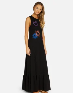 Online Splatter Elements Maxi Dress In | Marcella By Women Dresses