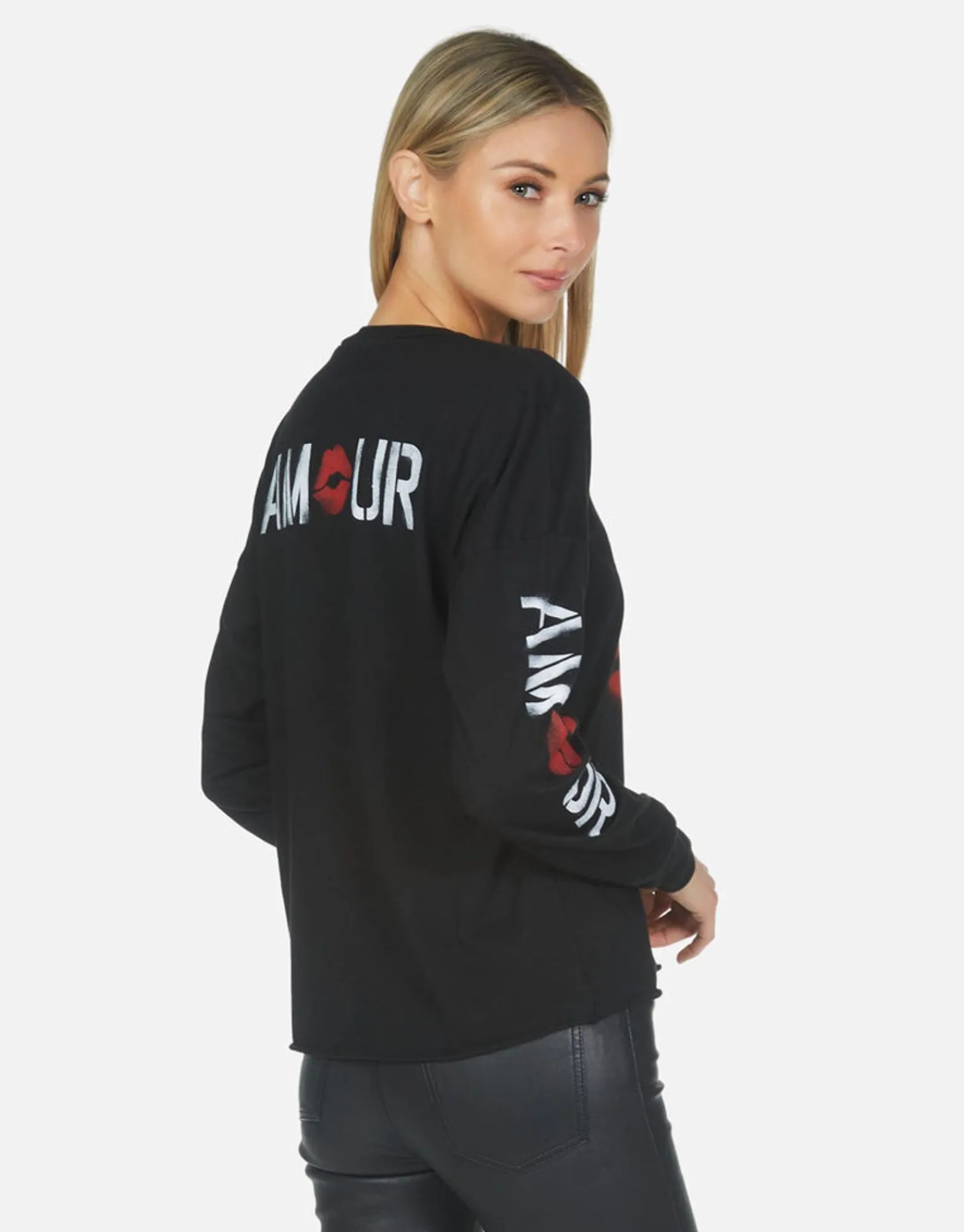 Fashion Spray Kiss Amour Crop Tee | Luella X By Women Long Sleeve