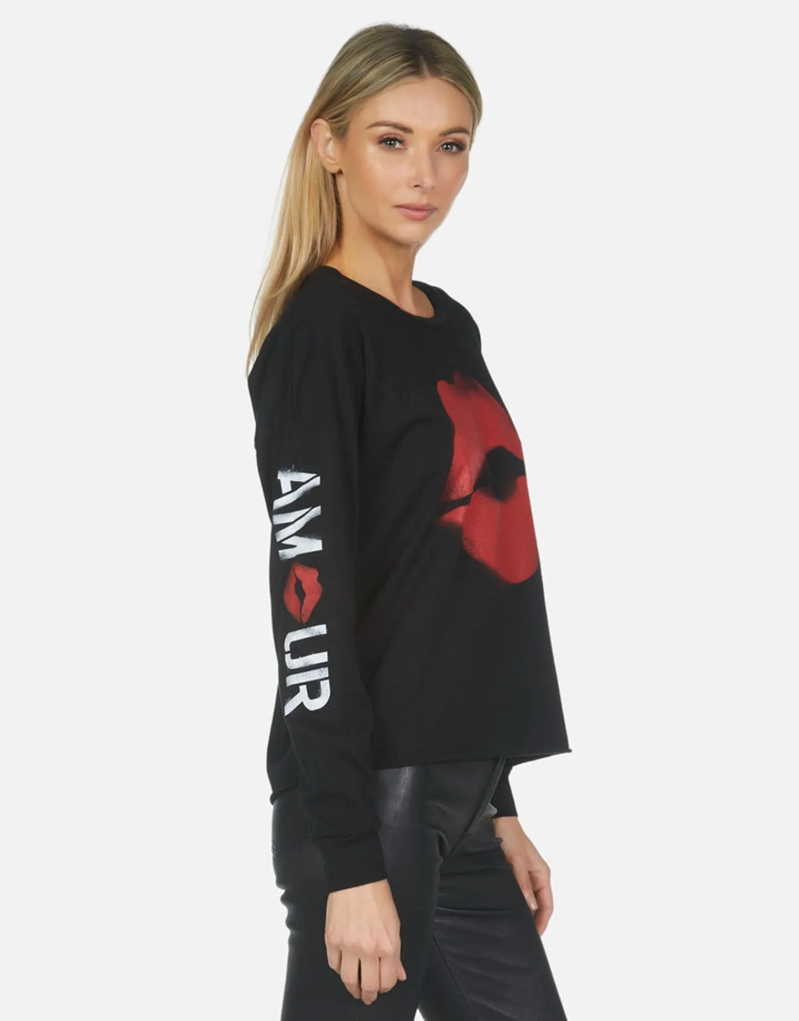 Fashion Spray Kiss Amour Crop Tee | Luella X By Women Long Sleeve