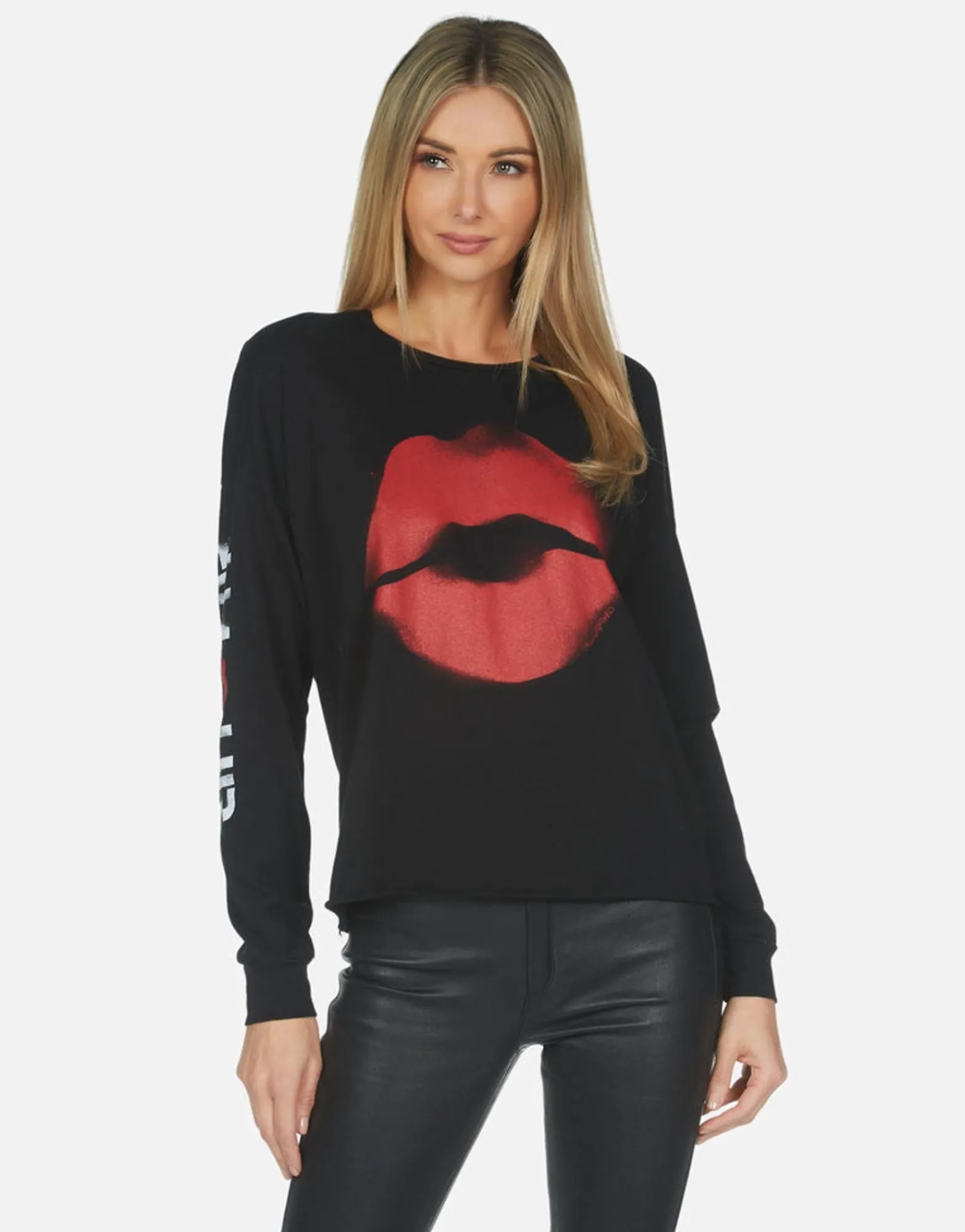 Fashion Spray Kiss Amour Crop Tee | Luella X By Women Long Sleeve