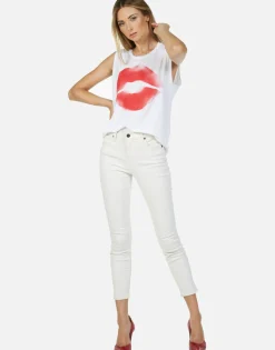 Cheap Spray Kiss Scoop Neck Tank | Kel By Women Tanks