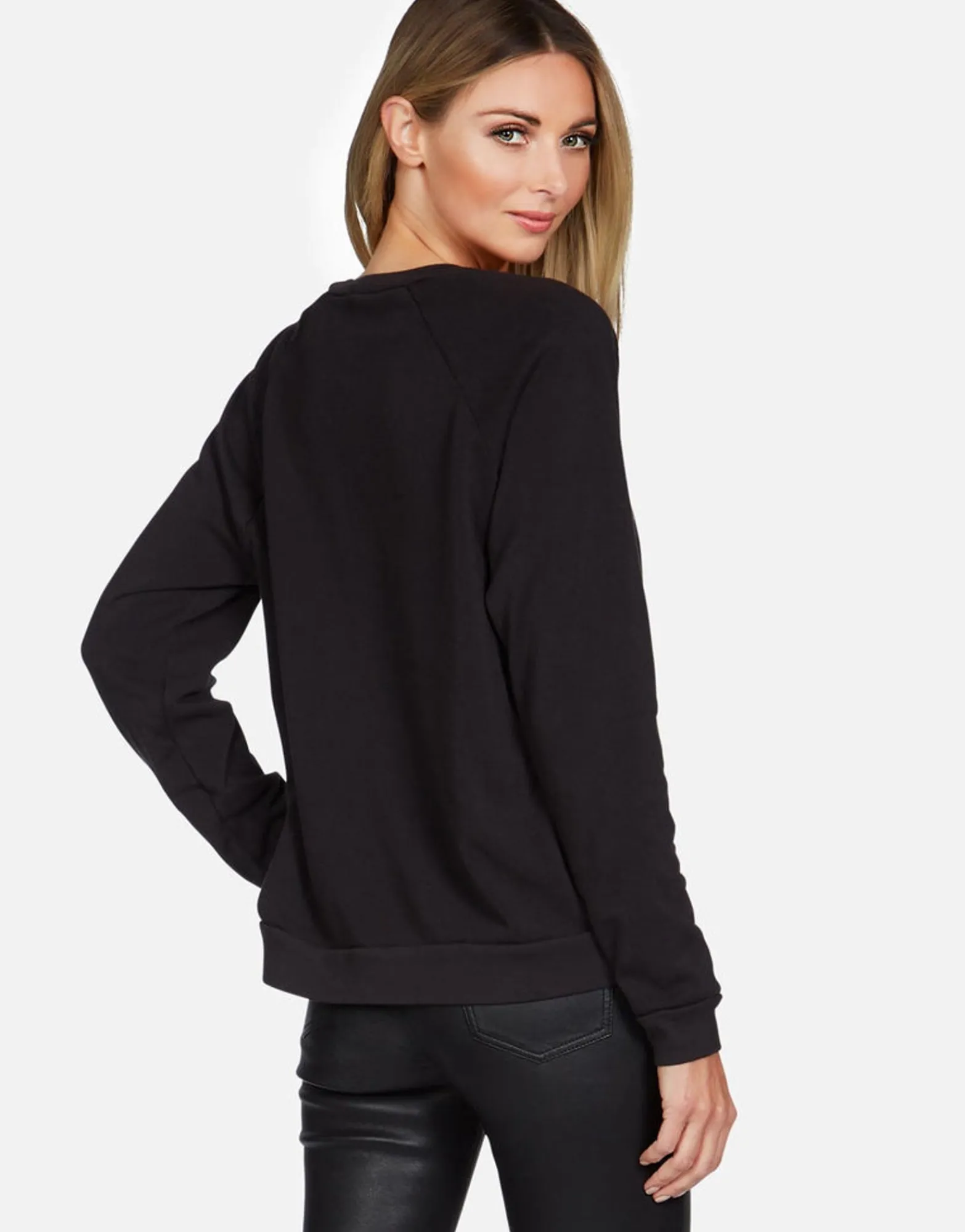Cheap Spray Kiss Vintage Pullover | Noleta By Women Long Sleeve