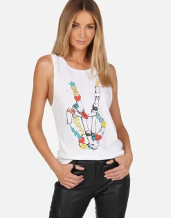 Store Spray Love Skull Tank Tee | Ashlin By Women Tanks