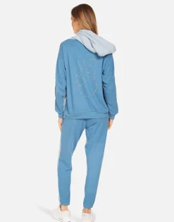 New Stephanie X Neon Stud Peace Women Hoodies