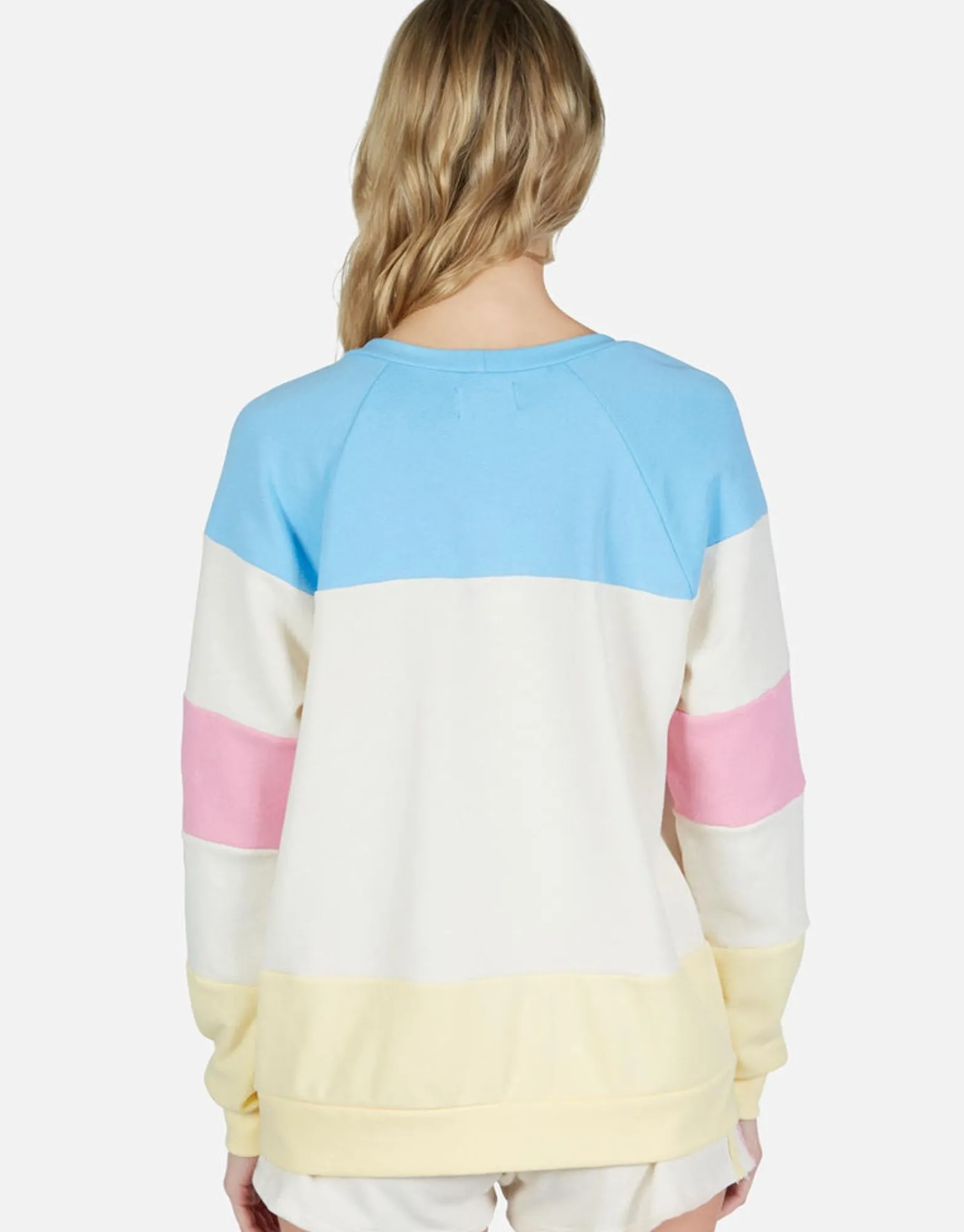Flash Sale Stripe Bull Color Block Raglan Pullover | Lina By Women Long Sleeve
