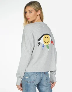 Cheap Susan Color Punk Happy Eye Women Long Sleeve