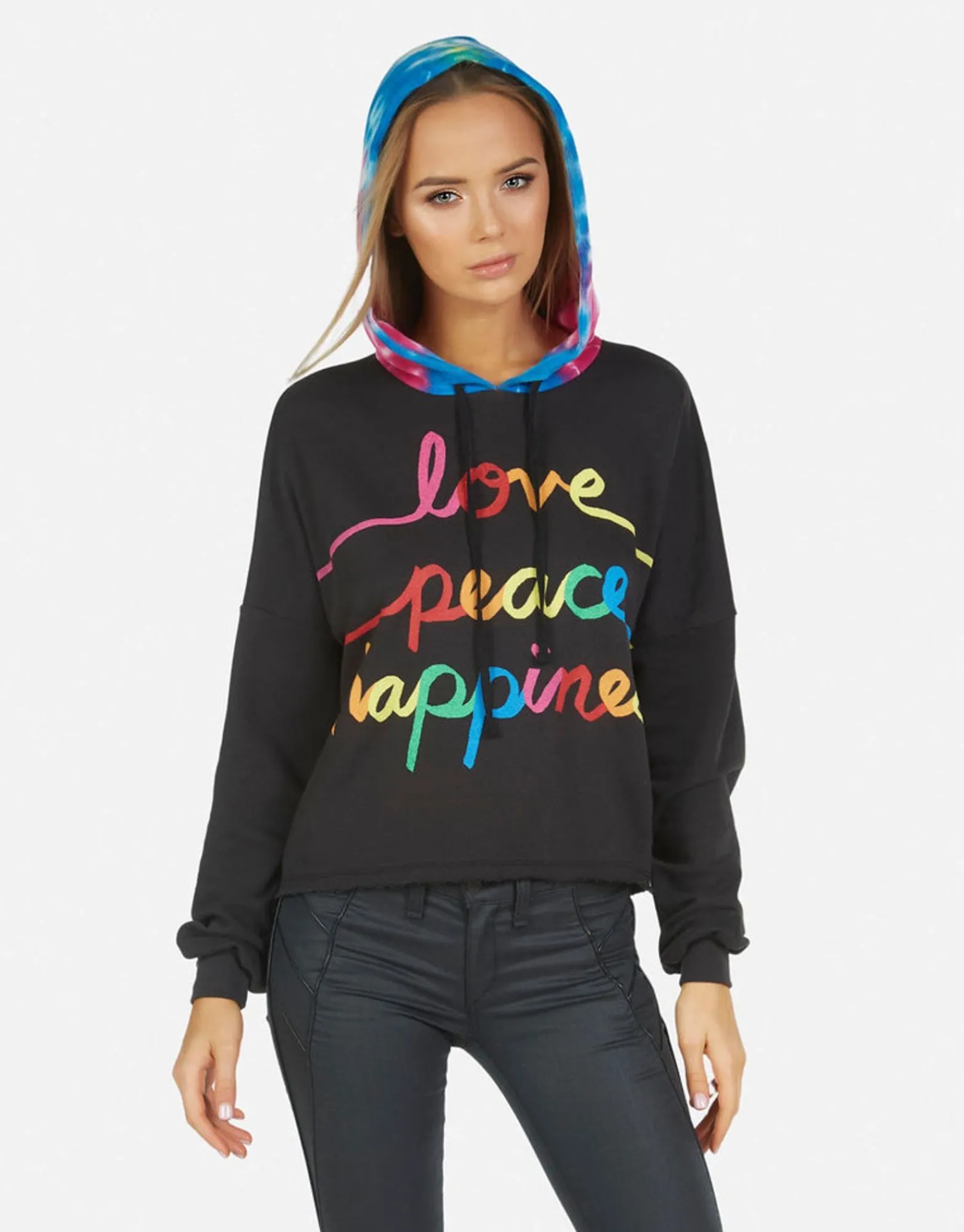 Fashion Tabitha Love Peace Happiness Women Hoodies