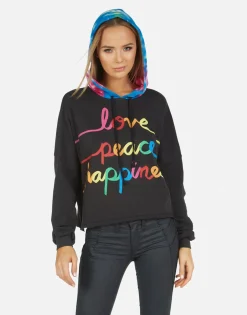 Fashion Tabitha Love Peace Happiness Women Hoodies