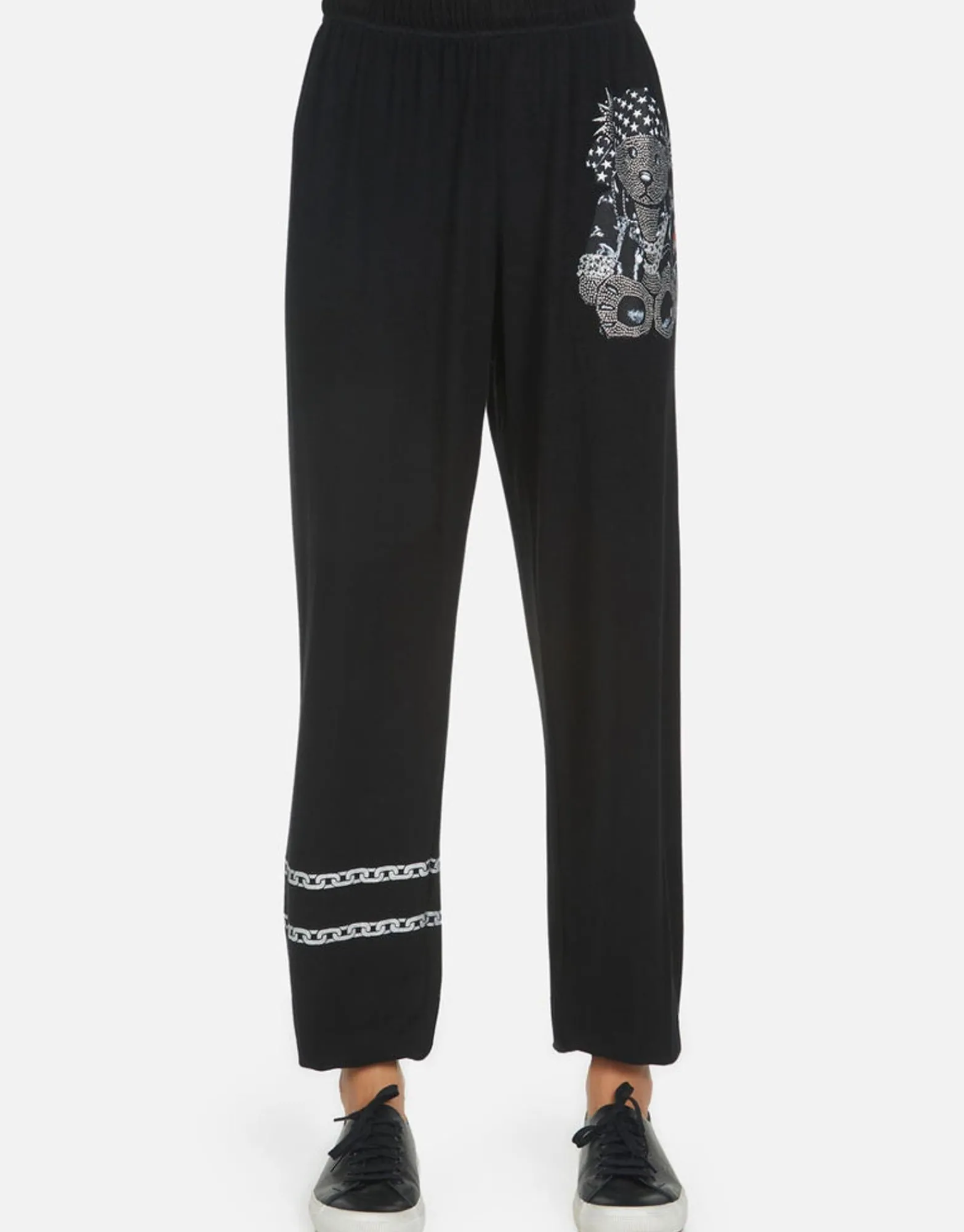 Cheap Tanzy Crystal Rocker Teddy Women Long Sweatpants