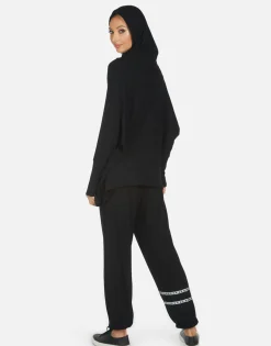 Cheap Tanzy Crystal Rocker Teddy Women Long Sweatpants