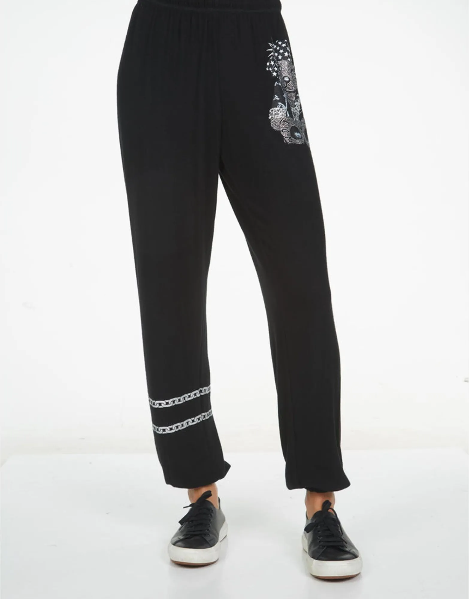 Cheap Tanzy Crystal Rocker Teddy Women Long Sweatpants