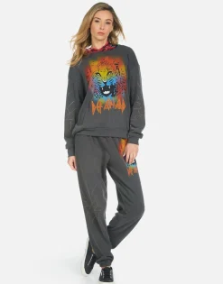 Sale Tanzy Def Leppard Leopard Women Long Sweatpants