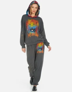 Sale Tanzy Def Leppard Leopard Women Long Sweatpants