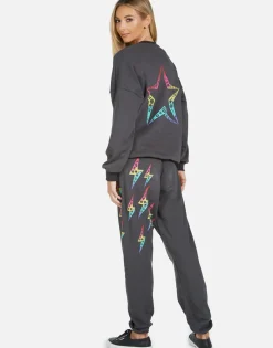 Shop Tanzy Elements Lightning Women Long Sweatpants