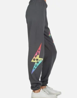 Shop Tanzy Elements Lightning Women Long Sweatpants