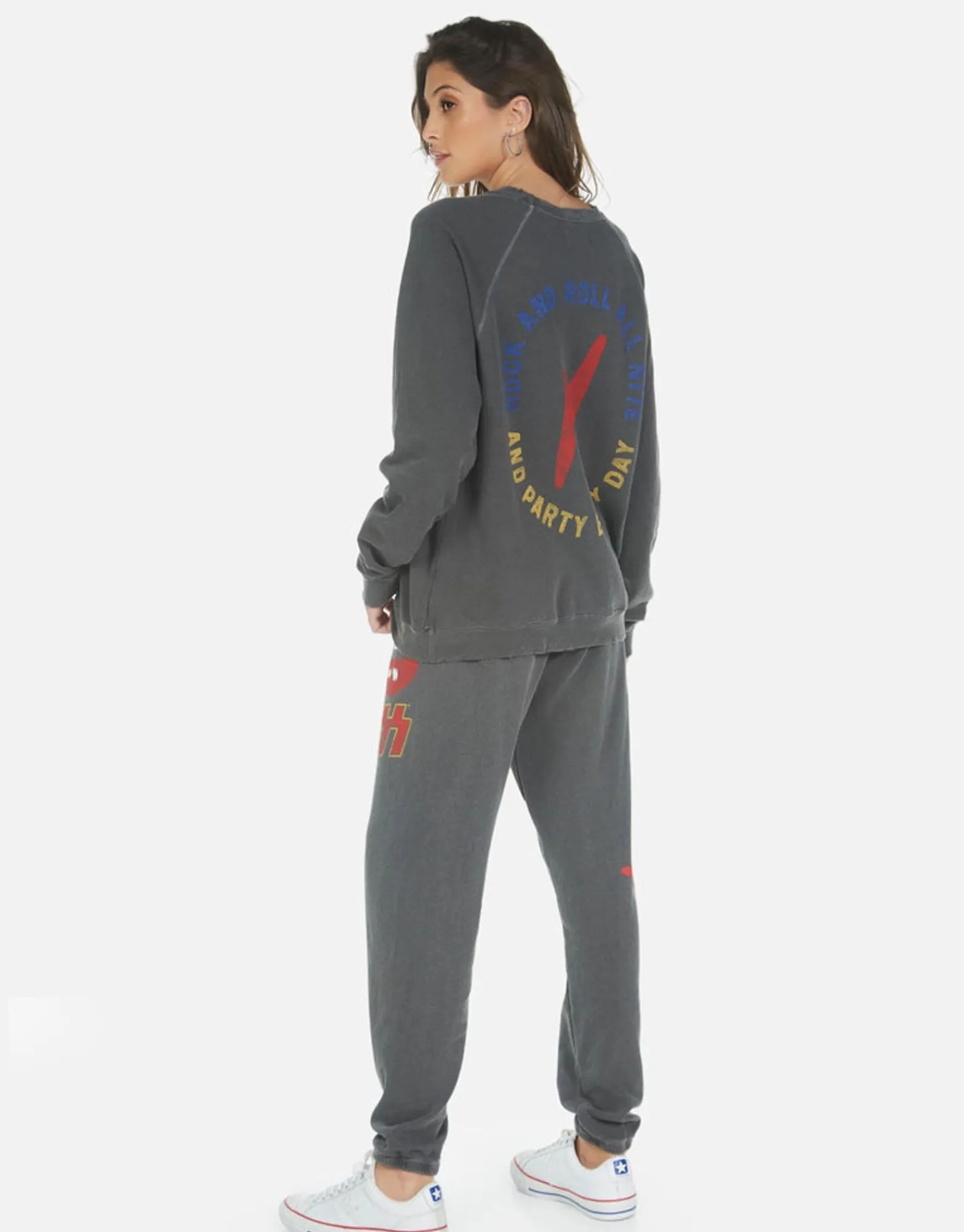 Clearance Tanzy Kiss Lip Women Long Sweatpants