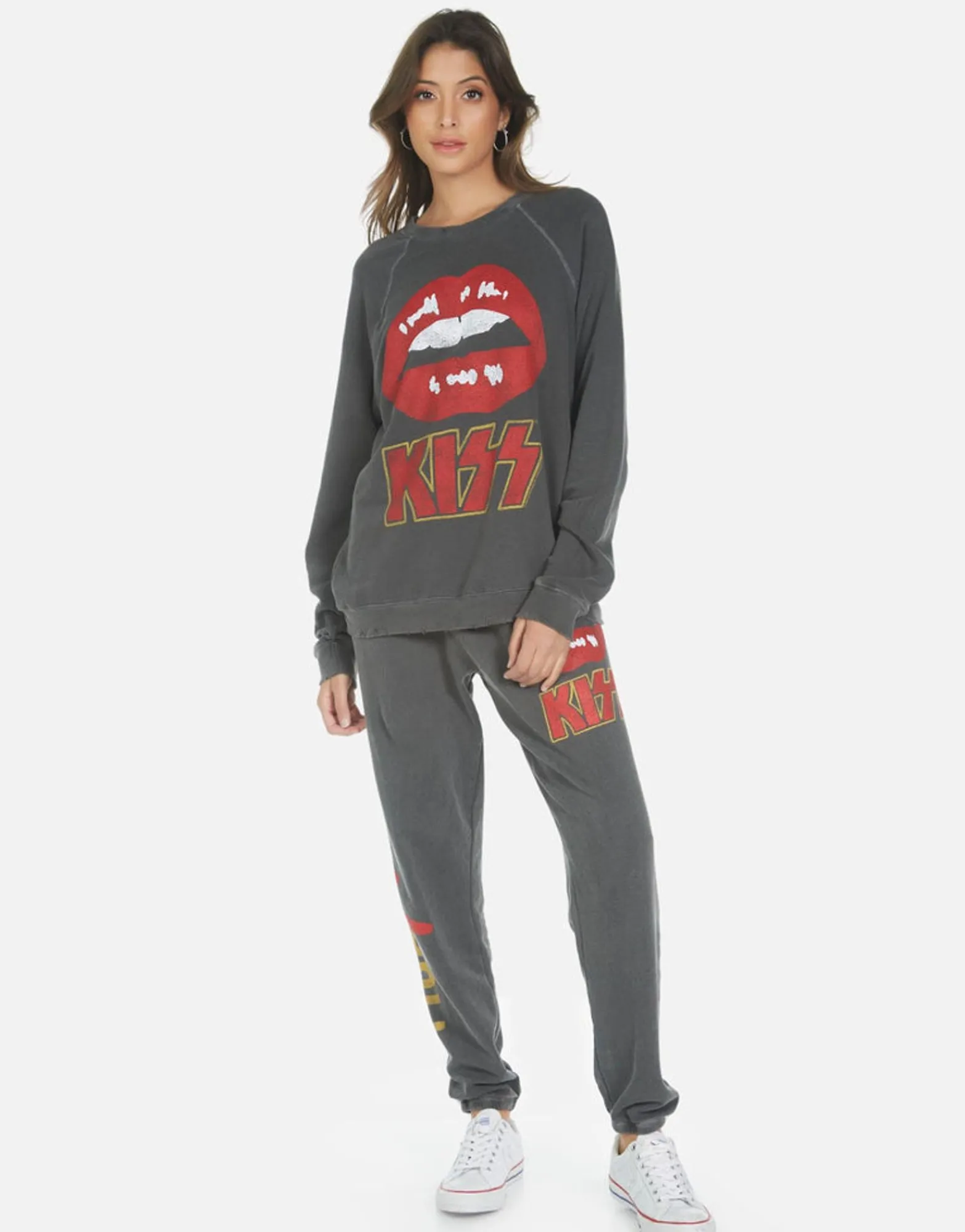 Clearance Tanzy Kiss Lip Women Long Sweatpants