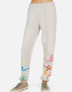 Store Tanzy Love Peace Happiness Women Long Sweatpants