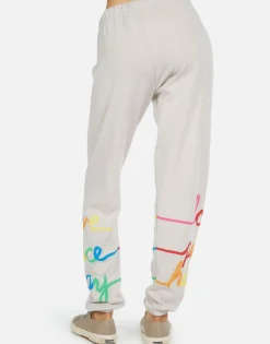 Store Tanzy Love Peace Happiness Women Long Sweatpants