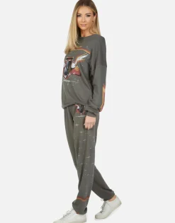 Shop Tanzy Zz Top Eliminator Women Long Sweatpants