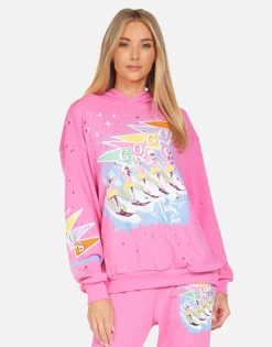 Best The Go-Go'S Vacation Tour Pink Hoodie | Harmony By Women Hoodies