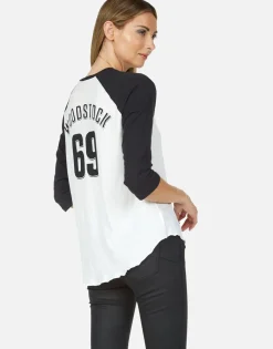 Shop The Police Ghost In The Machine Vintage Baseball Tee By Women Short Sleeve