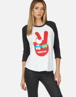 Shop The Police Ghost In The Machine Vintage Baseball Tee By Women Short Sleeve