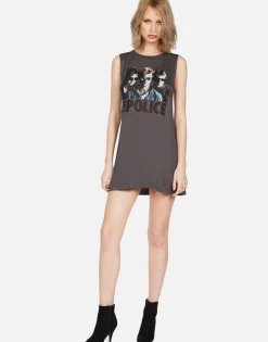 Fashion The Police Ghost In The Machine Sleeveless Mini Dress By Women Dresses