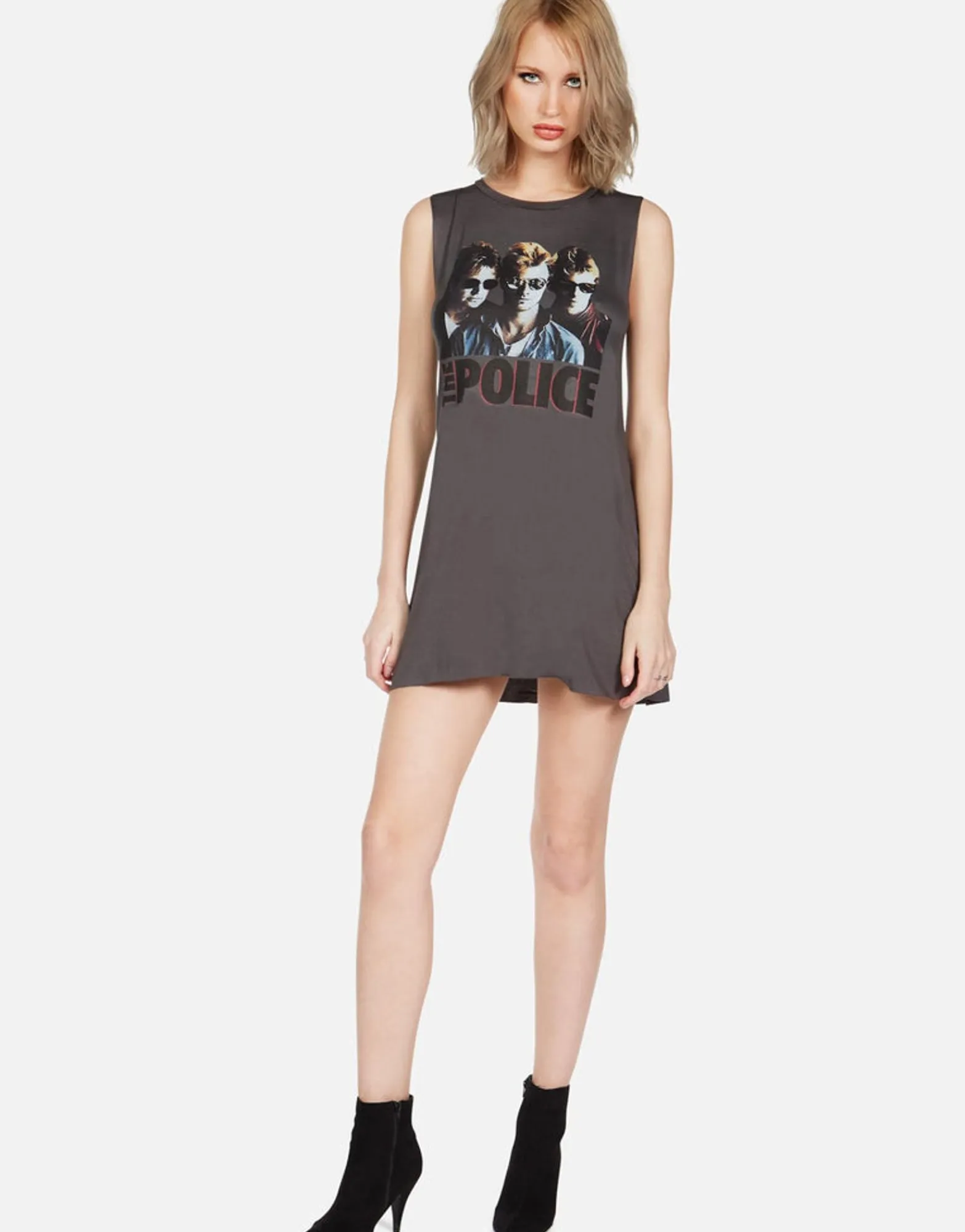 Fashion The Police Ghost In The Machine Sleeveless Mini Dress By Women Dresses