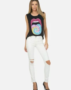Best Sale Tie Dye Tongue Muscle Tank | Kel By Women Tanks