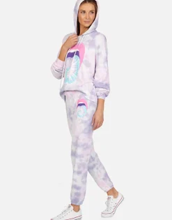 Best Sale Tie Dye Tongue Pullover Hoodie | Anissa By Women Hoodies