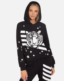 New Tiger Stars & Stripes Women'S Pullover | Danae By Women Hoodies