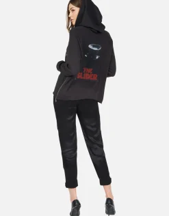 Fashion T-Rex The Slider Pullover Hoodie W/ Side Zippers - Corbin Women Hoodies