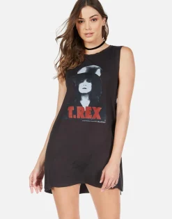 Best Sale T-Rex The Slider Sleeveless Dress | Deanna By Women Dresses