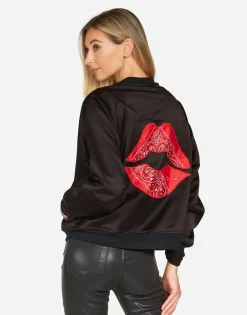 Store Trishelle Bandana Lip Women Jackets