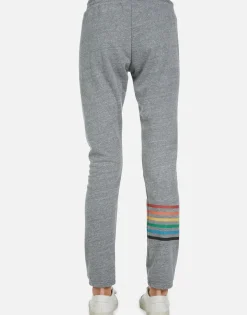 Cheap Uri Rainbow Electric Skull Women Long Sweatpants